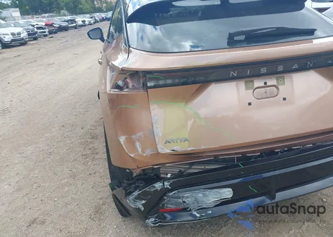 2023 Nissan Ariya Platinum+ z USA, uszkodzony, nr VIN JN1DF0CD7PM707522